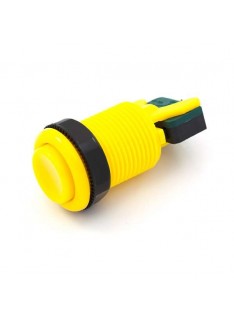 Yellow Concave Button