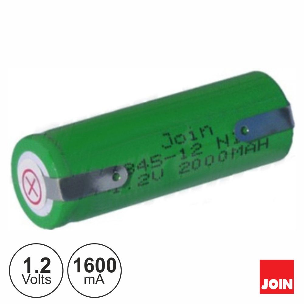 Bateria Ni-Mh A 1.2v 2200ma C/ Patilhas 