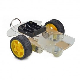 Kit Robot Arduino 2+1 Ruedas 2WD Chasis
