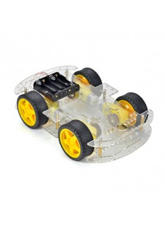 kit carro robot 4wd 4 rodas 2 andares