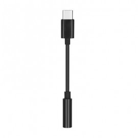 Adaptador USB Tipo C / Jack 3.5mm - Preto
