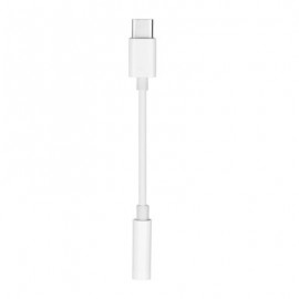 USB Type-C to Jack 3.5mm Adapter - White