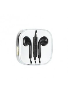 Auriculares Estéreo Jack 3.5mm para iPhone - Negro