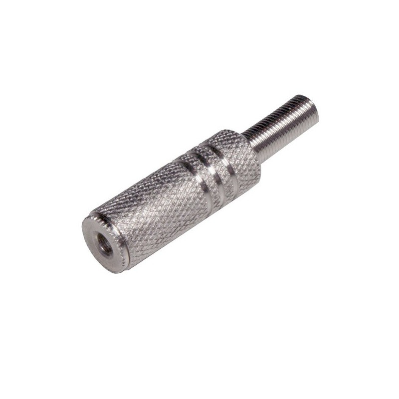 Jack 3.5mm Stereo Female Metallic Plug