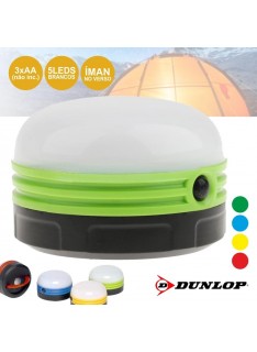 Mini Lanterna 5 LEDs para Campismo Vermelha - Dunlop