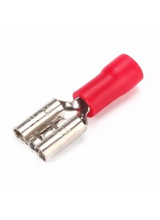 Female Insulated Terminal 6.3mm - Red