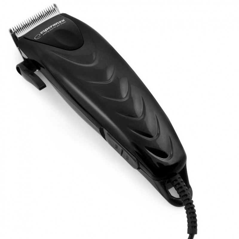 Hair Clipper with 4 Combs - Black