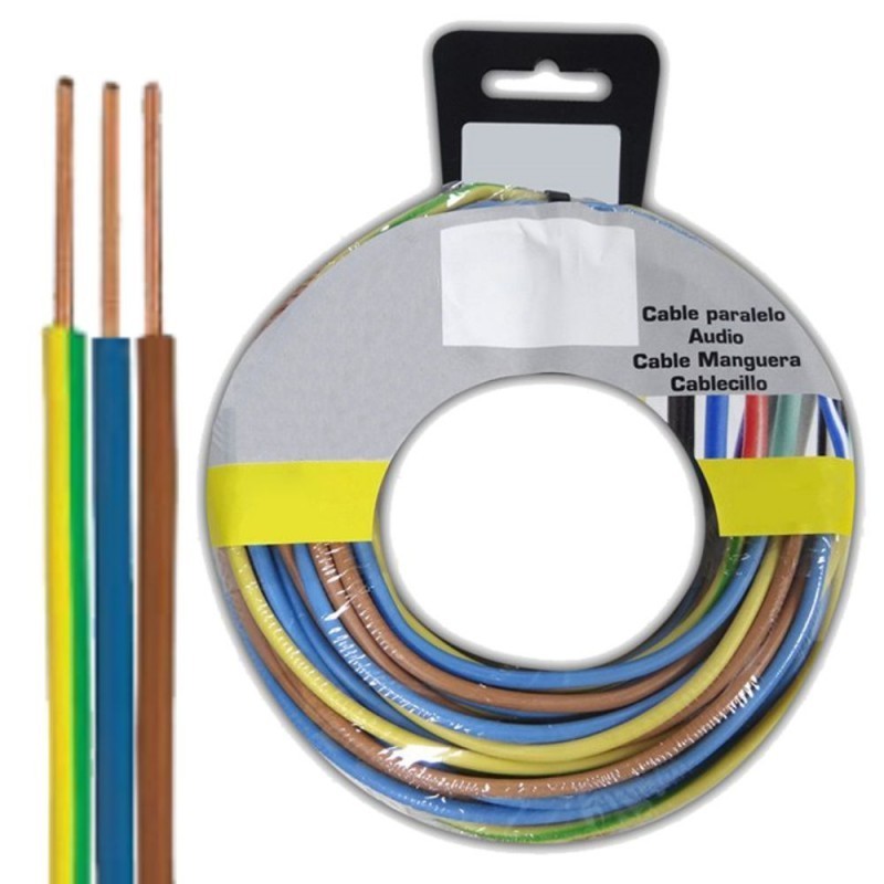 Electric Cable 3x1.5mm² Multicolor of 5m