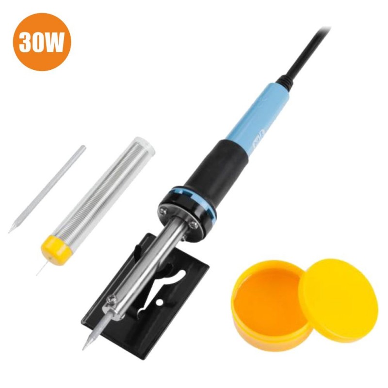 Soldering Kit with 30W Welding Iron, Holder, Paste and Weld