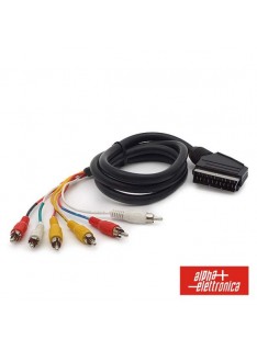 Cable Scart Male / 6 RCA Male of 1.5m