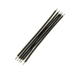 Set of 200 Black Tinned Jumper Cables