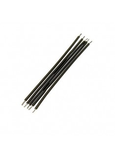 Set of 200 Black Tinned Jumper Cables