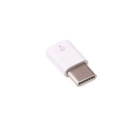 Adaptador USB-C Macho / Micro-USB Fêmea Oficial Raspberry Pi - Branco
