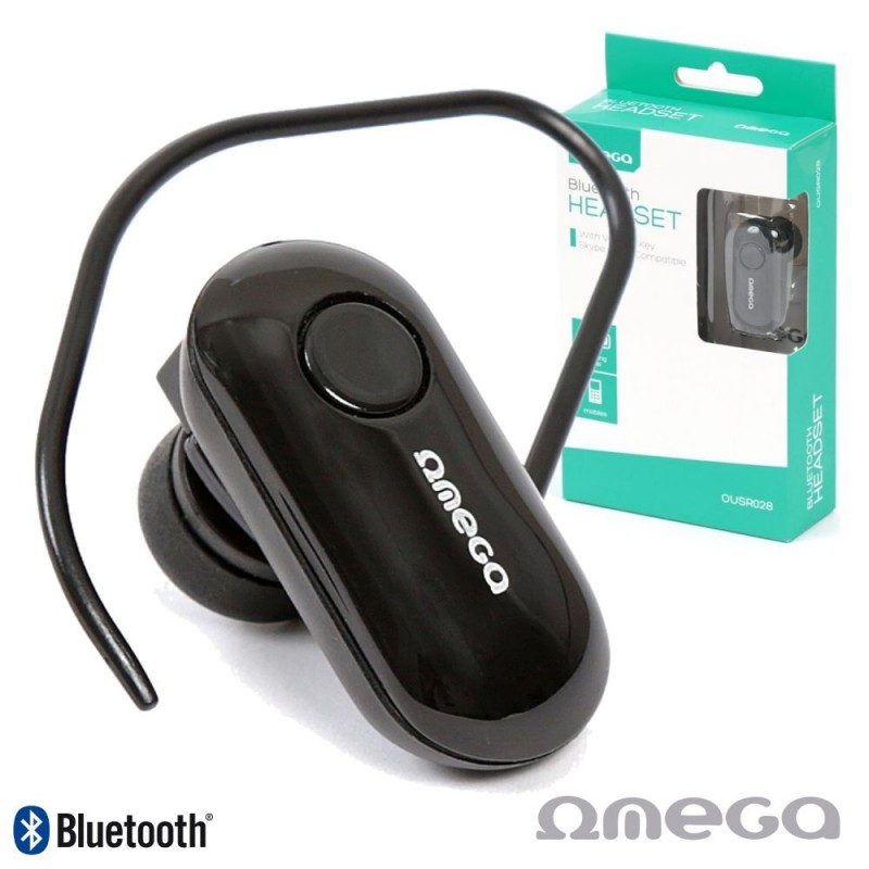 Auriculares Bluetooth V3.0 con Micrófono Negro