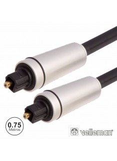 Cable de Fibra Óptica Toslink-Toslink M/M 0.75m